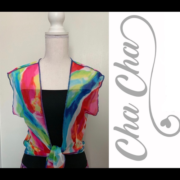 Cha-Cha top - front tie - summer dreams - Picture 1 of 5